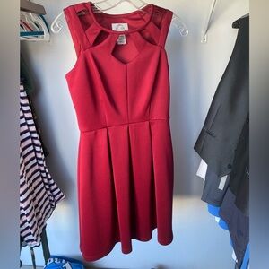 Maroon dress - S